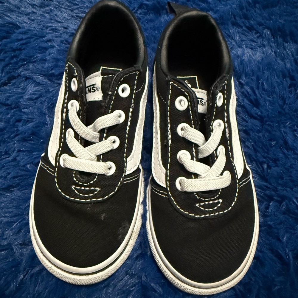 Vans Black and White Classic Sneakers